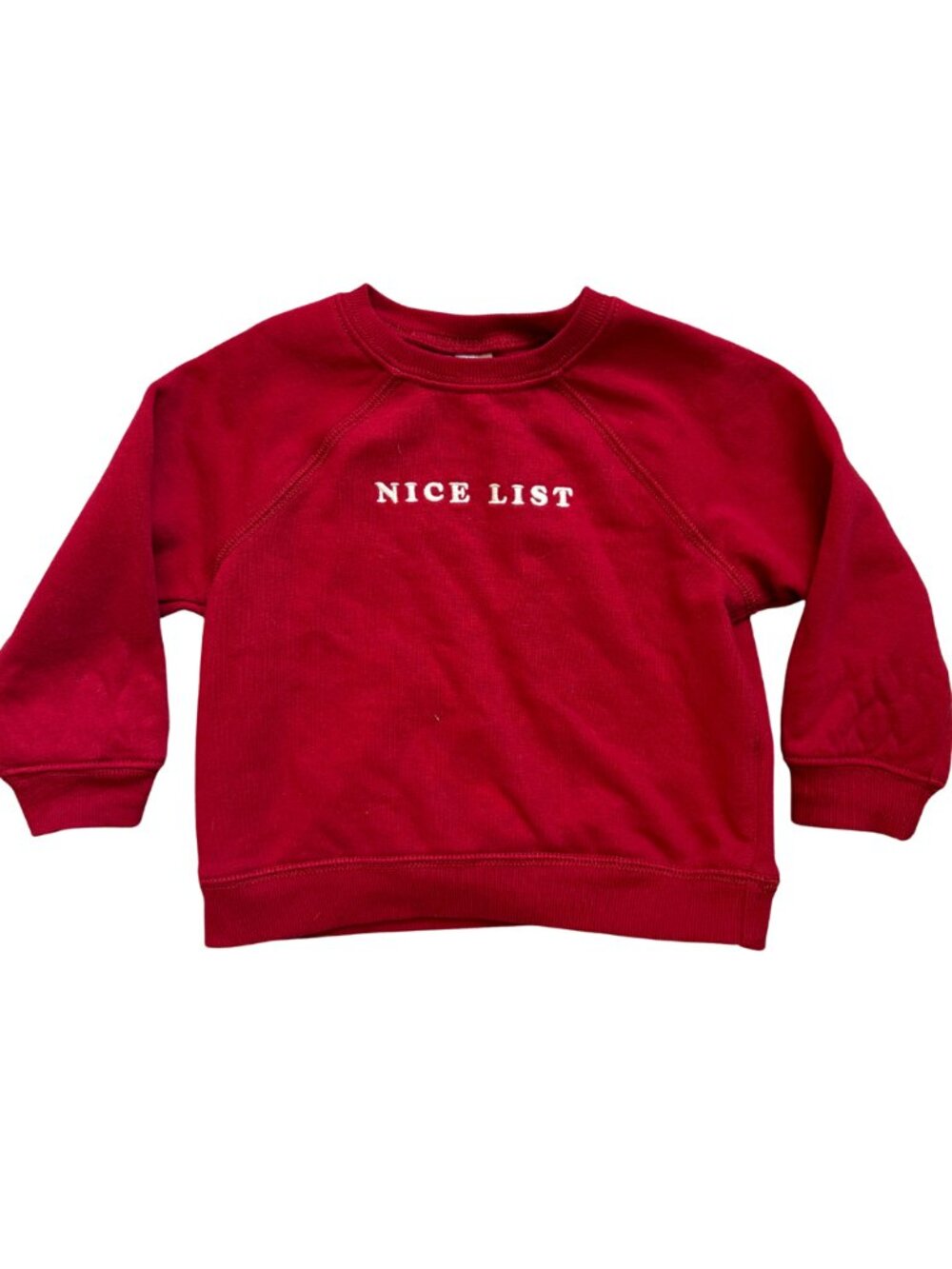 Carter’s “Nice List” DayDream Fleece Sweatshirt — 2T